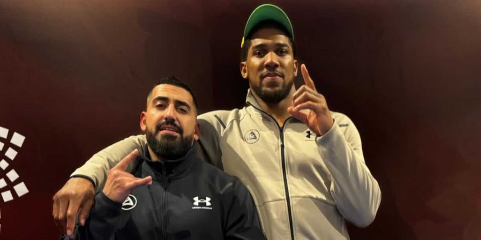 Sina Ghami and Anthony Joshua