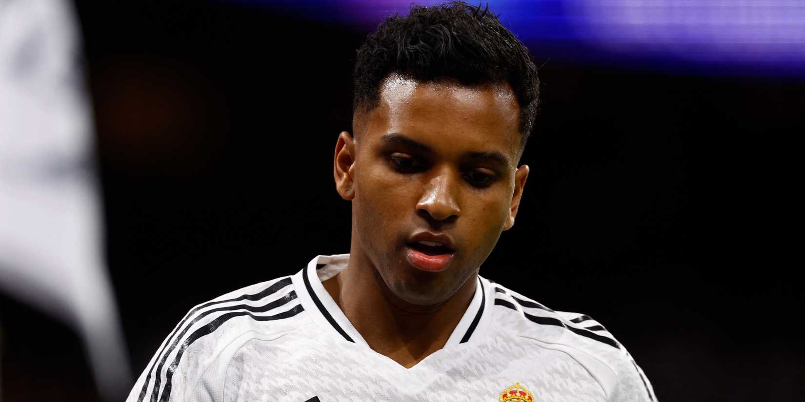 Real Madrid forward Rodrygo in action