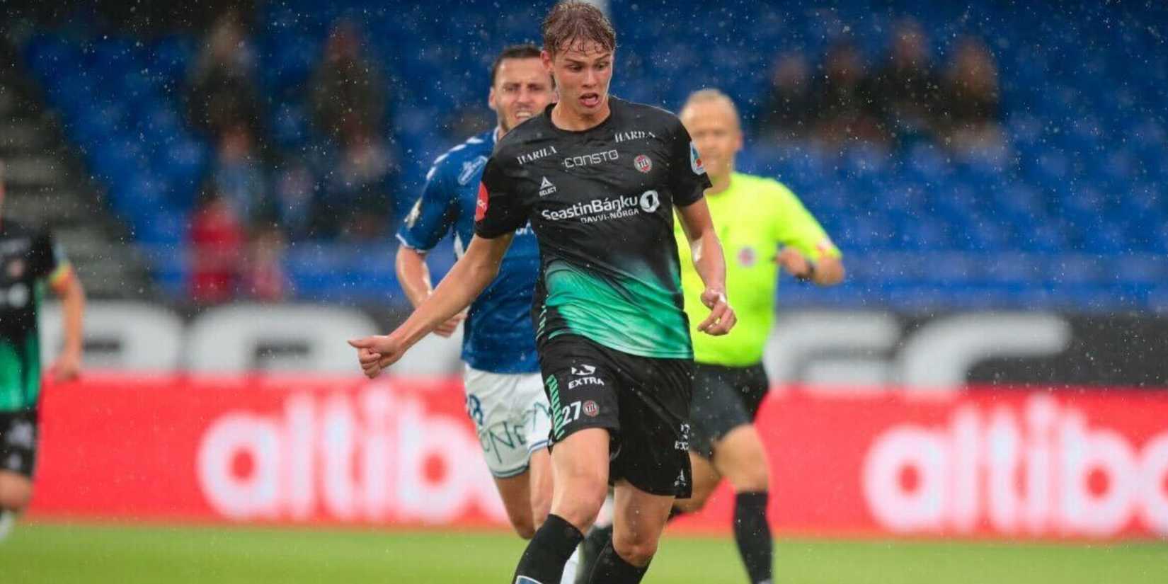 Tromso midfielder Jens Hjerto-Dahl in action