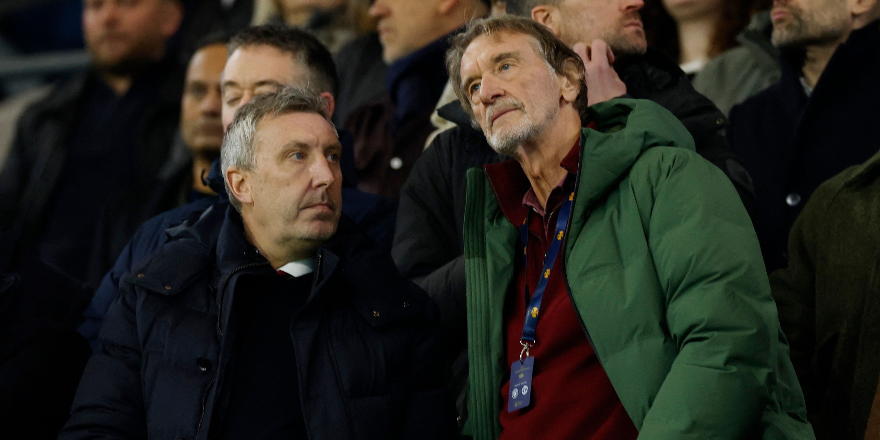 Jason Wilcox and Sir Jim Ratcliffe