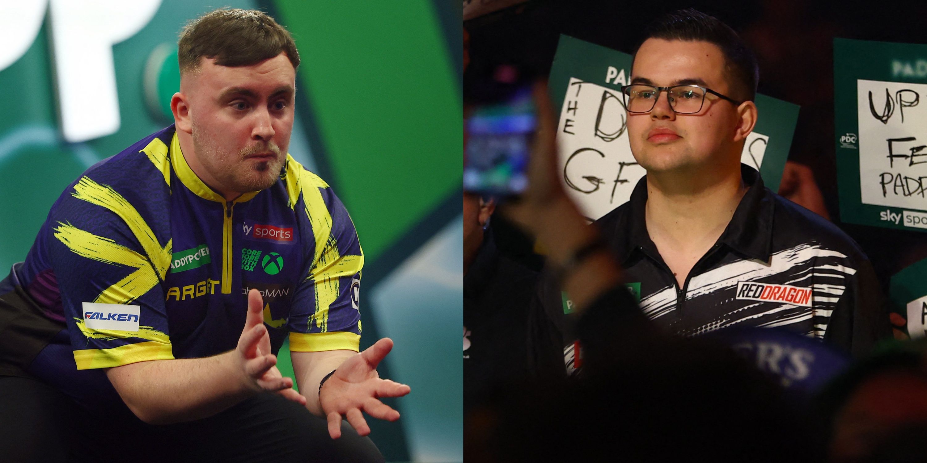 Luke Littler and Gian van Veen