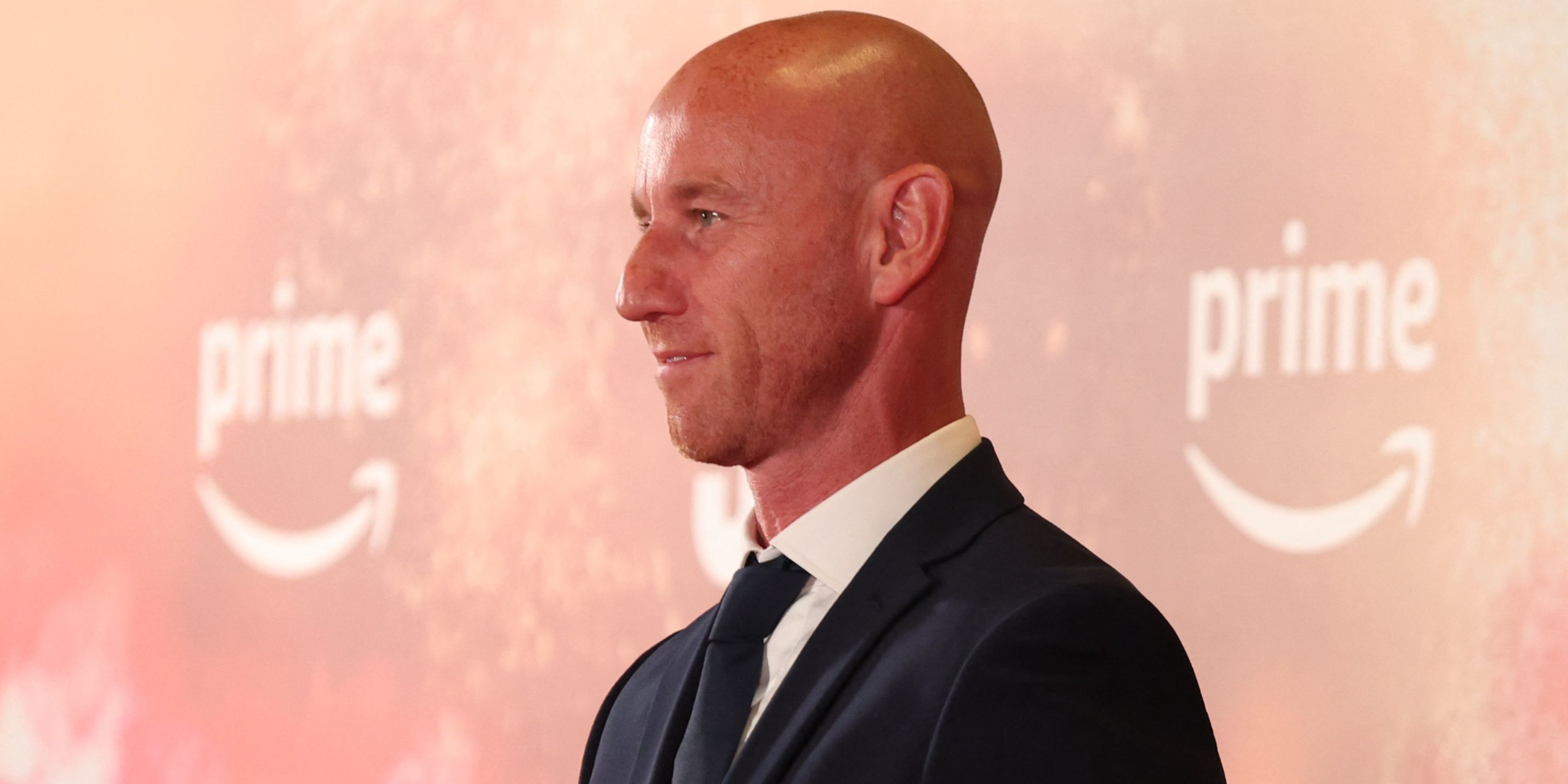 Former Manchester United player Nicky Butt poses on the red carpet before '99' World Premiere