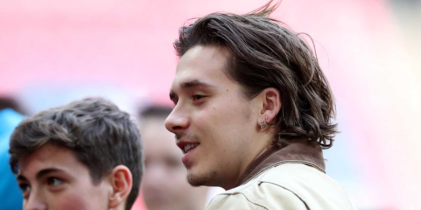Brooklyn Beckham at Salford City v AFC Fylde