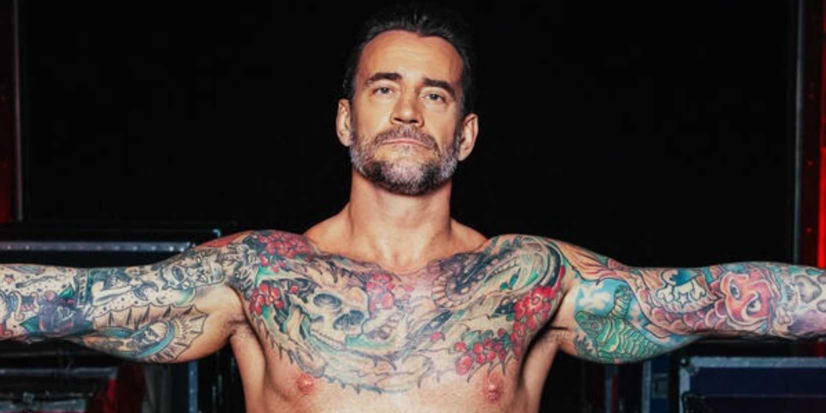 CM Punk Shows Off Tattoos