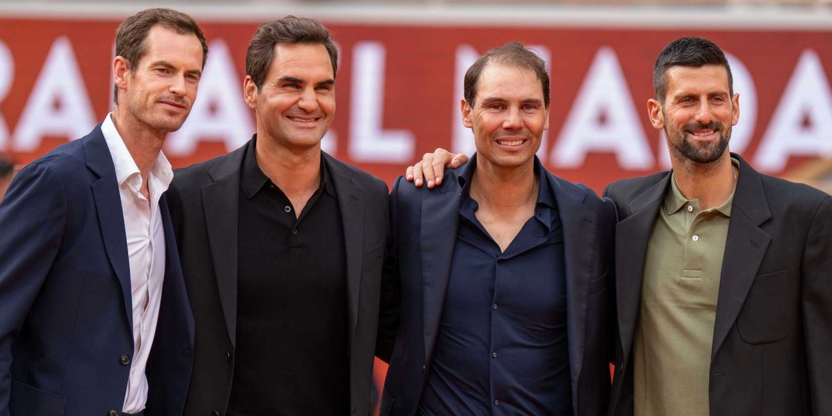 Andy Murray, Roger Federer, Rafael Nadal, Novak Djokovic