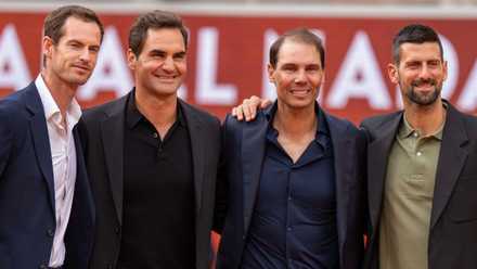 Andy Murray, Roger Federer, Rafael Nadal, Novak Djokovic