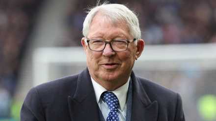 Sir Alex Ferguson attends Scotland v Greece at Hampden Park