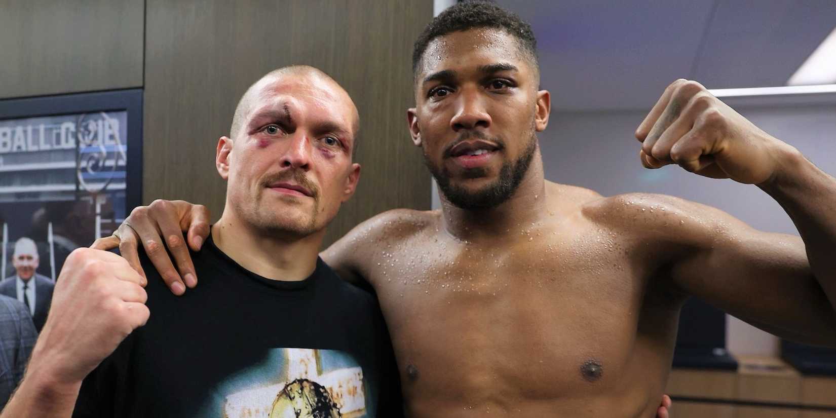 Anthony Joshua and Oleksandr Usyk