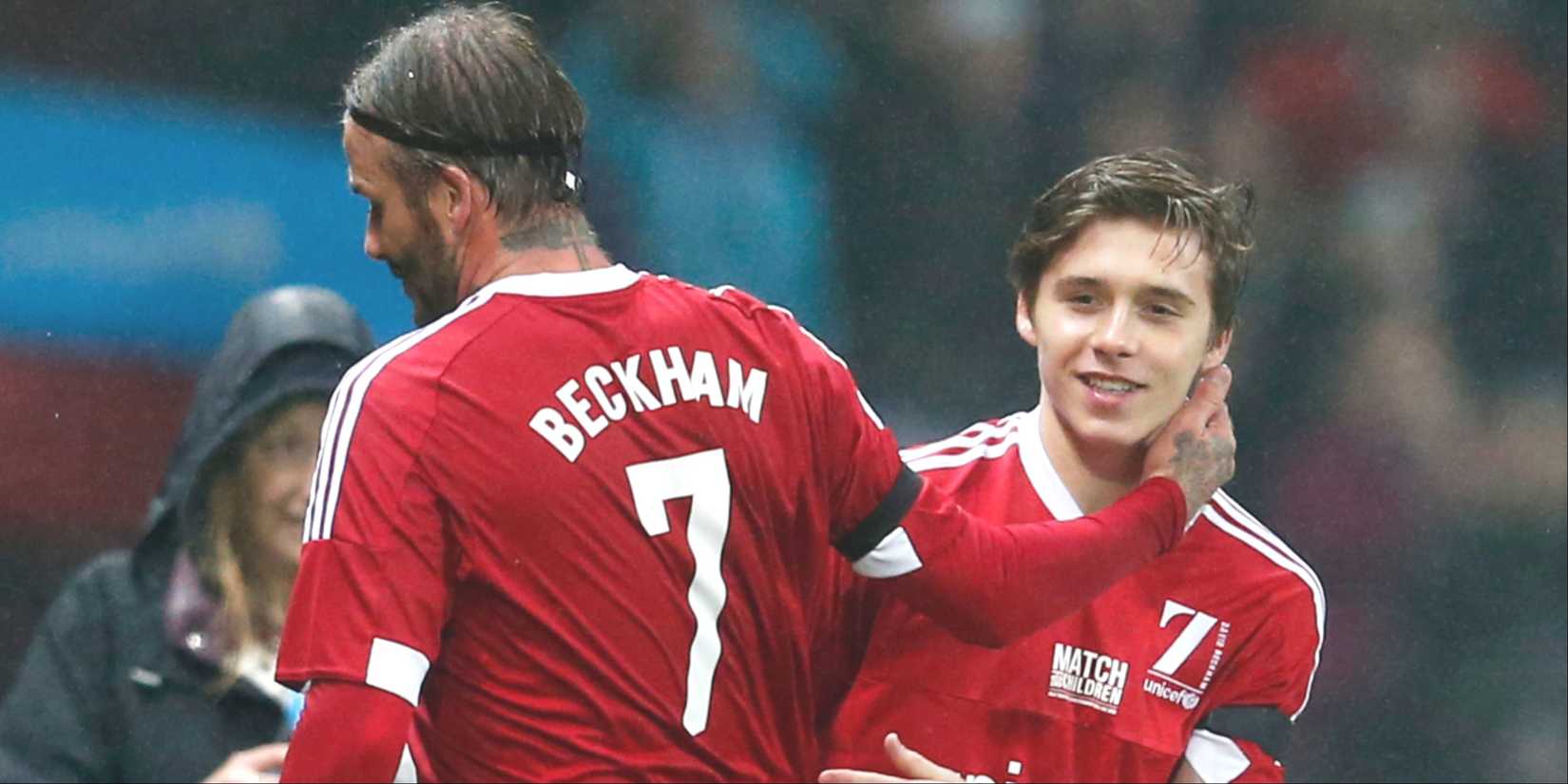 David and Brooklyn Beckham