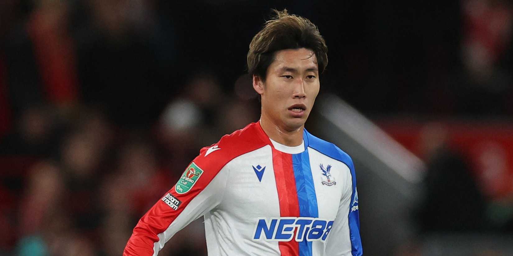 Crystal Palace's Daichi Kamada playing Liverpool
