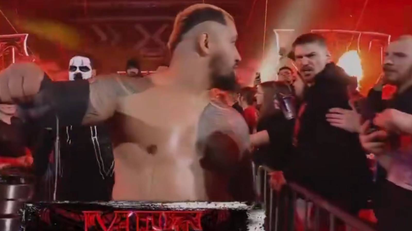 WWE SmackDown: Solo Sikoa Furious With Fan During Entrance