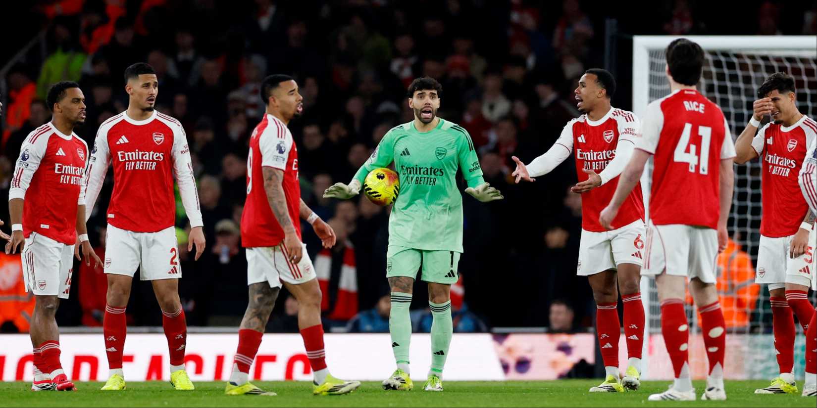 Arsenal players vs Man Utd