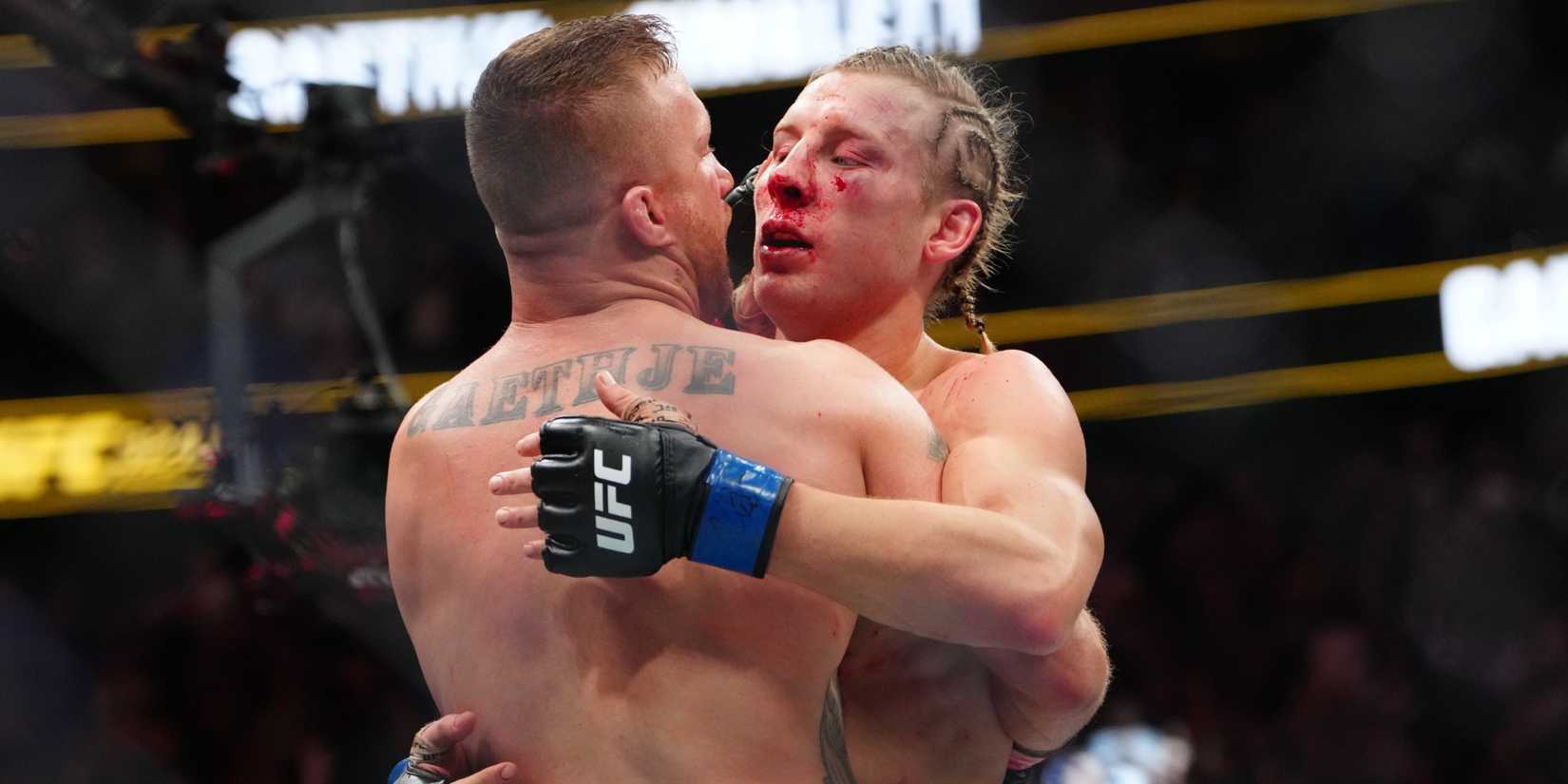 Justin Gaethje and Paddy Pimblett