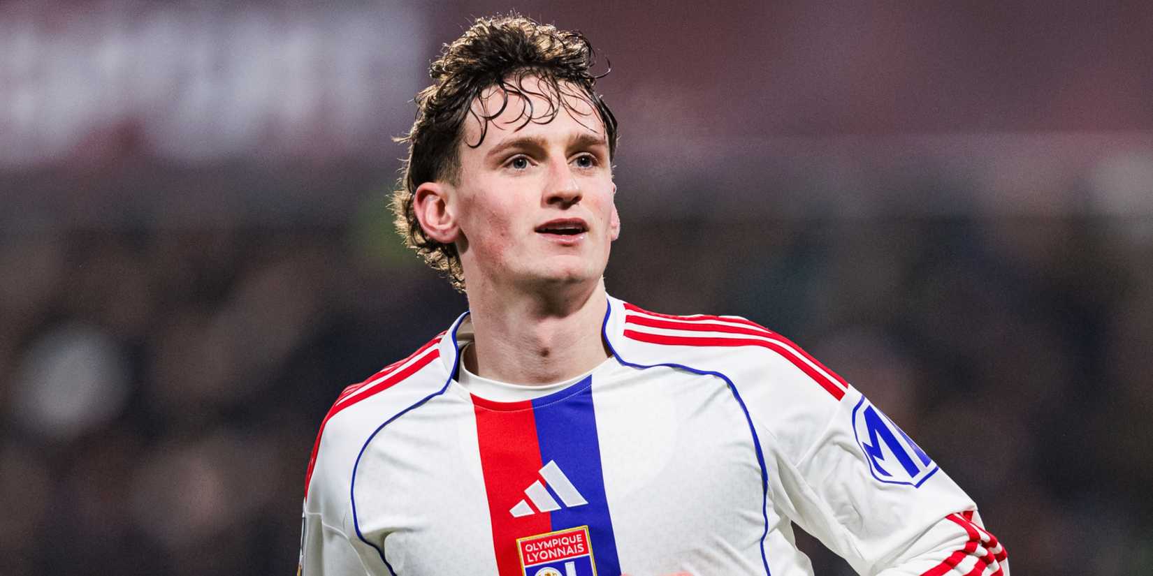 Tyler Morton of Lyon celebrates his goal during the Ligue 1 McDonald's match between Metz and Lyon at Stade Saint-Symphorien on January 25, 2026