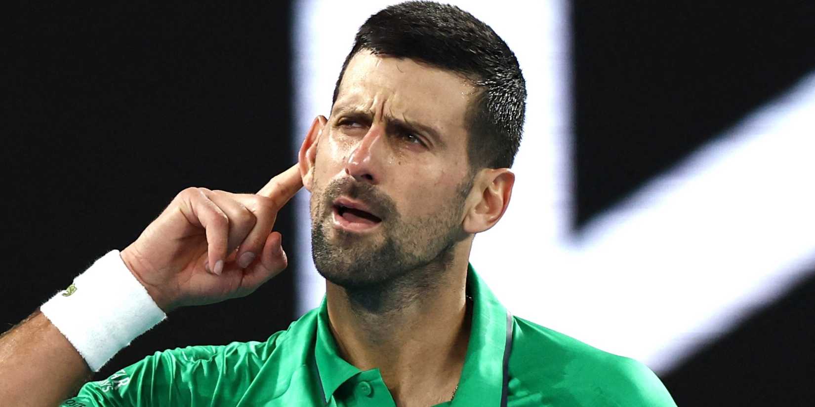 Novak Djokovic Annoyed