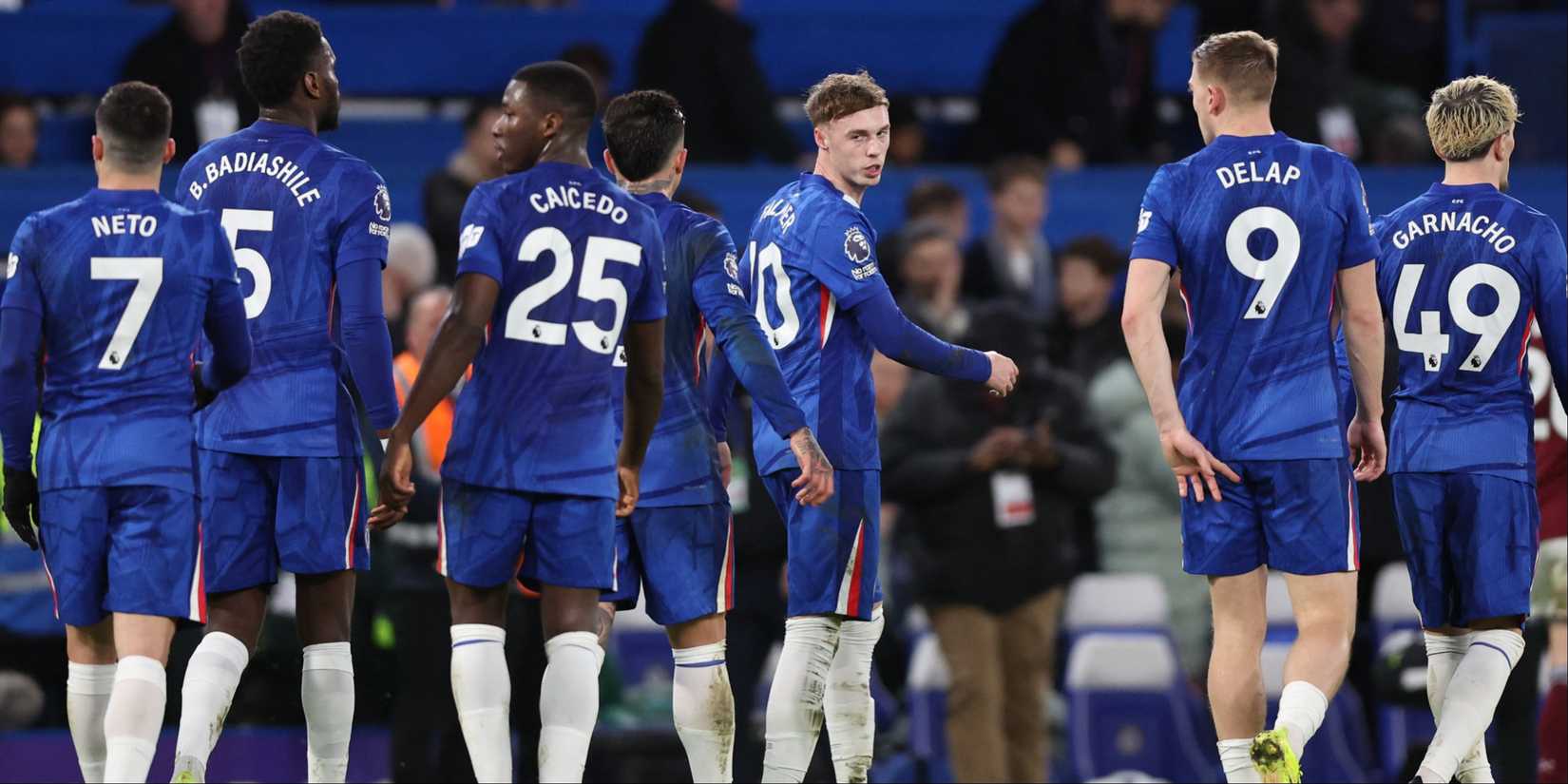 Chelsea players vs West Ham