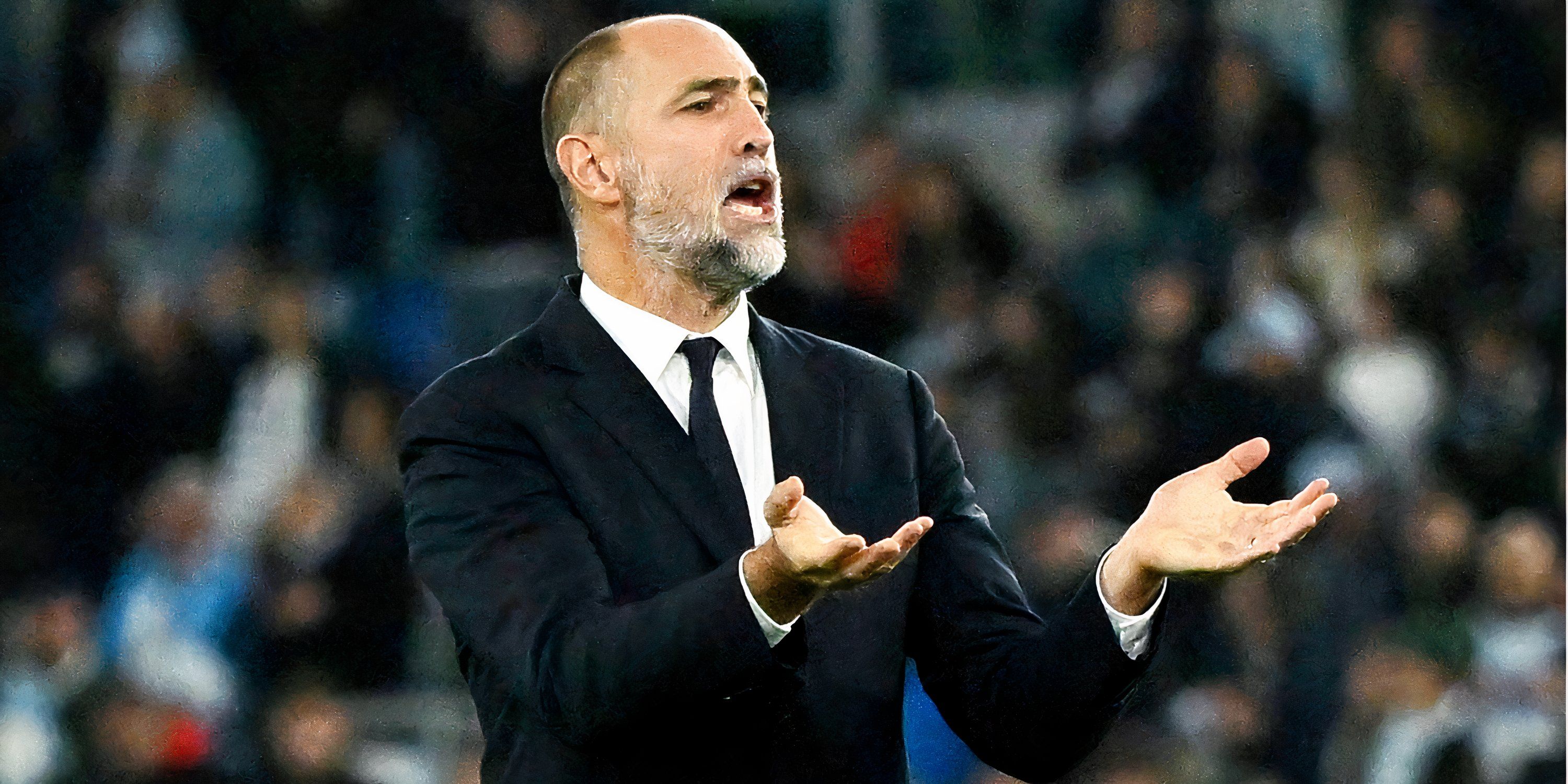Igor Tudor during his time as Lazio boss