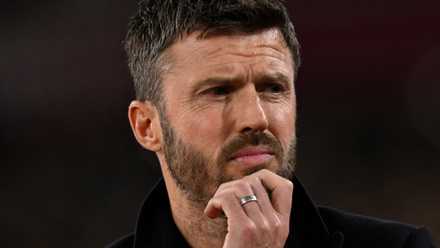 Manchester United caretaker manager Michael Carrick looks on