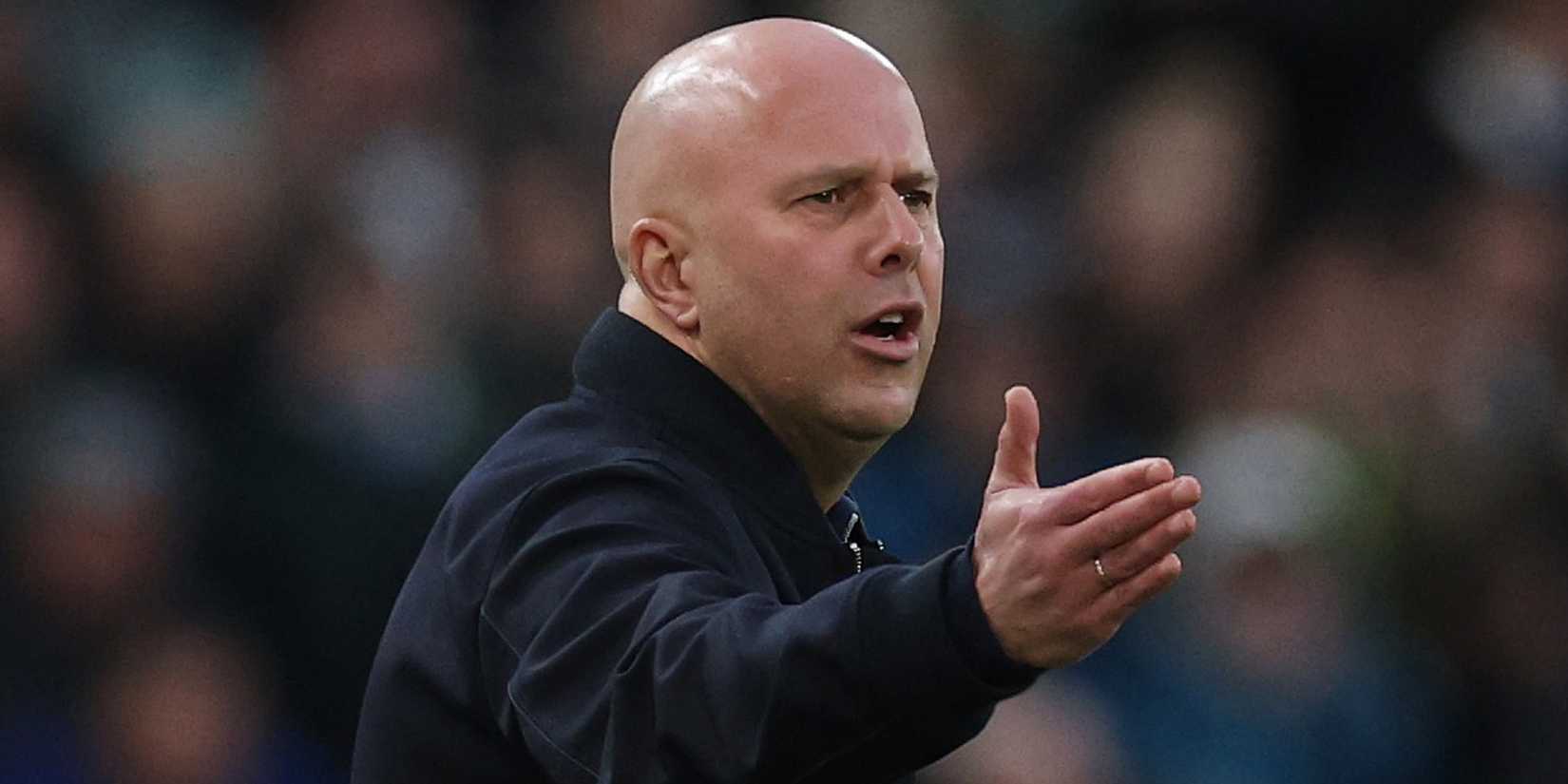 Liverpool manager Arne Slot