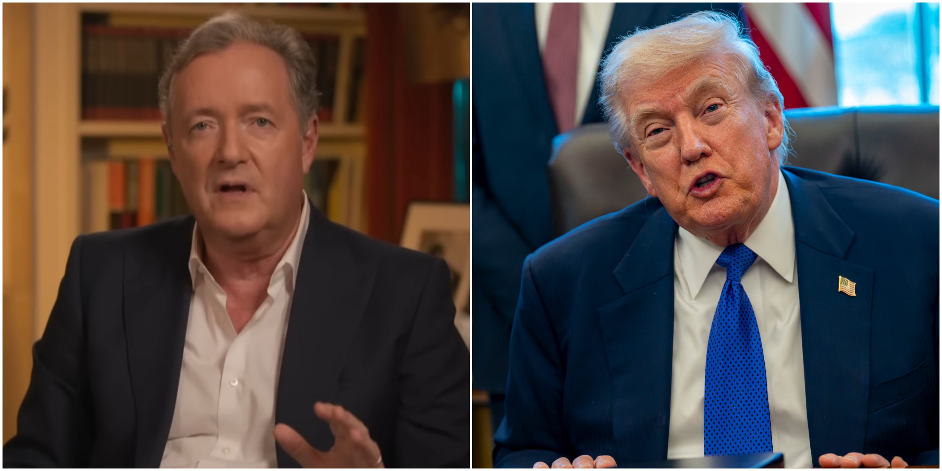 Piers Morgan and Donald Trump