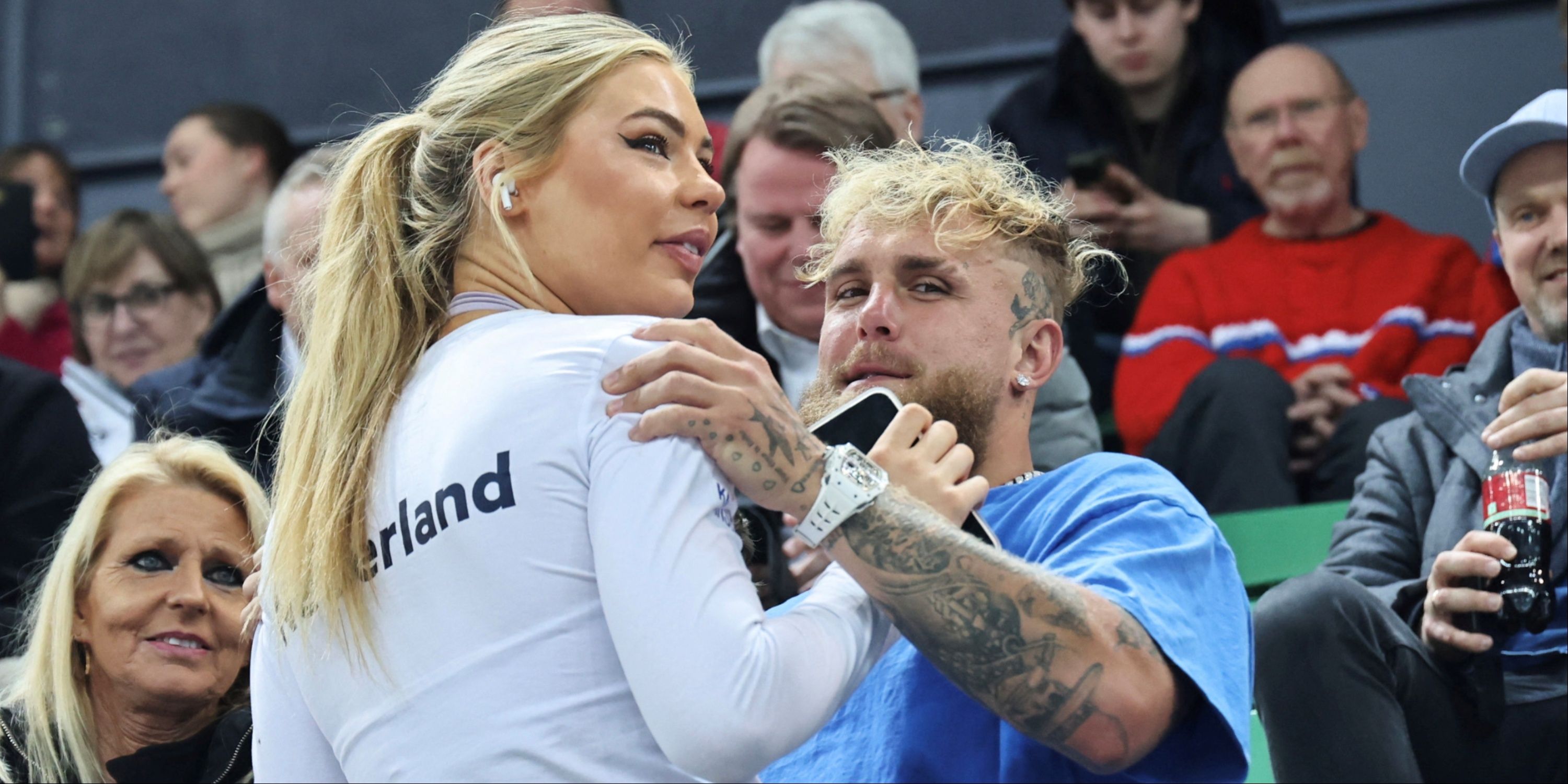 Jutta Leerdam and Jake Paul