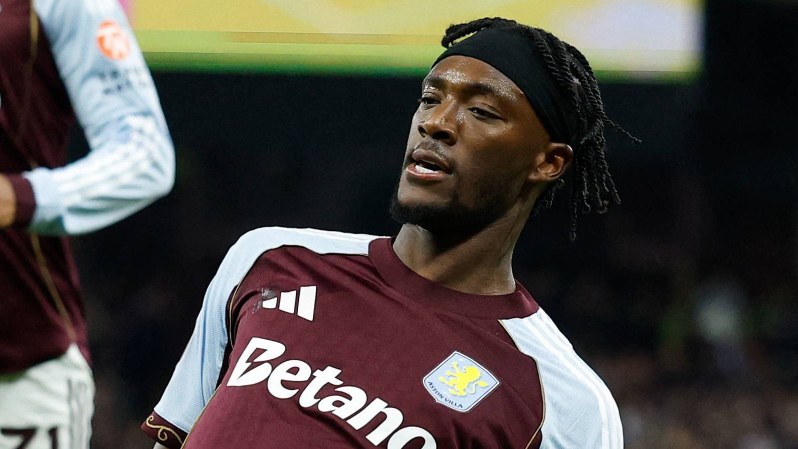 Aston Villa's Tammy Abraham celebrates scoring vs Newcastle in the FA Cup