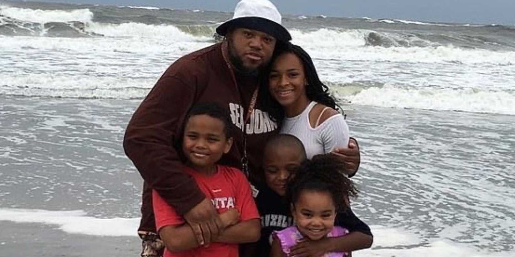 Tre Johnson and family