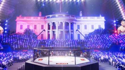 UFC Octagon Outside White House