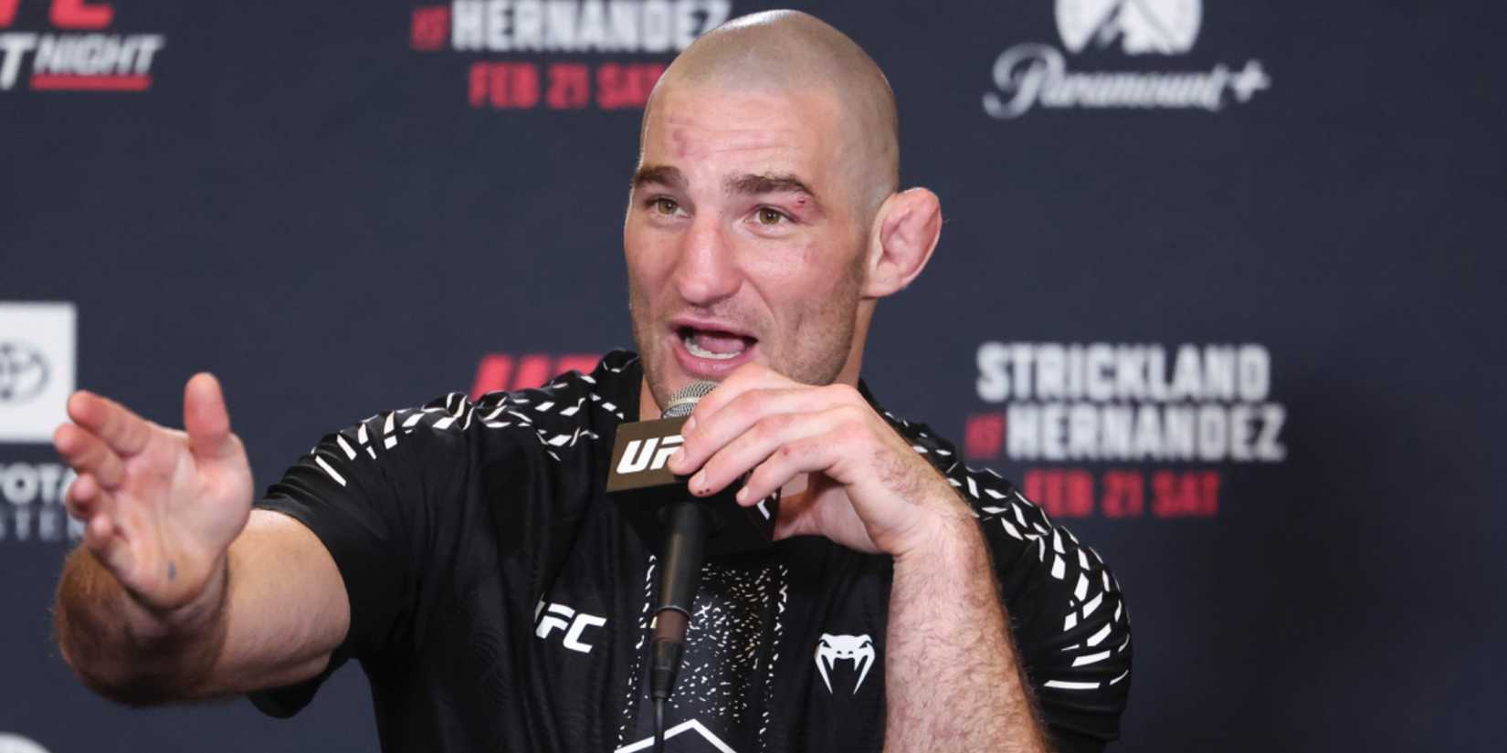 Sean Strickland at UFC Houston Press Conference