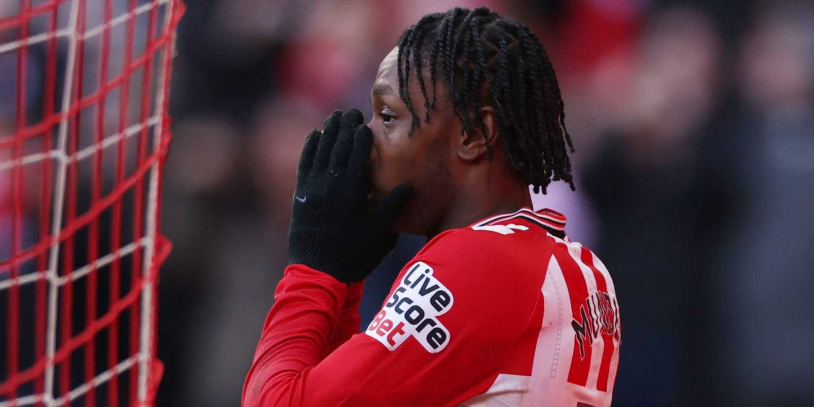 Sunderland's Romaine Mundle reacts