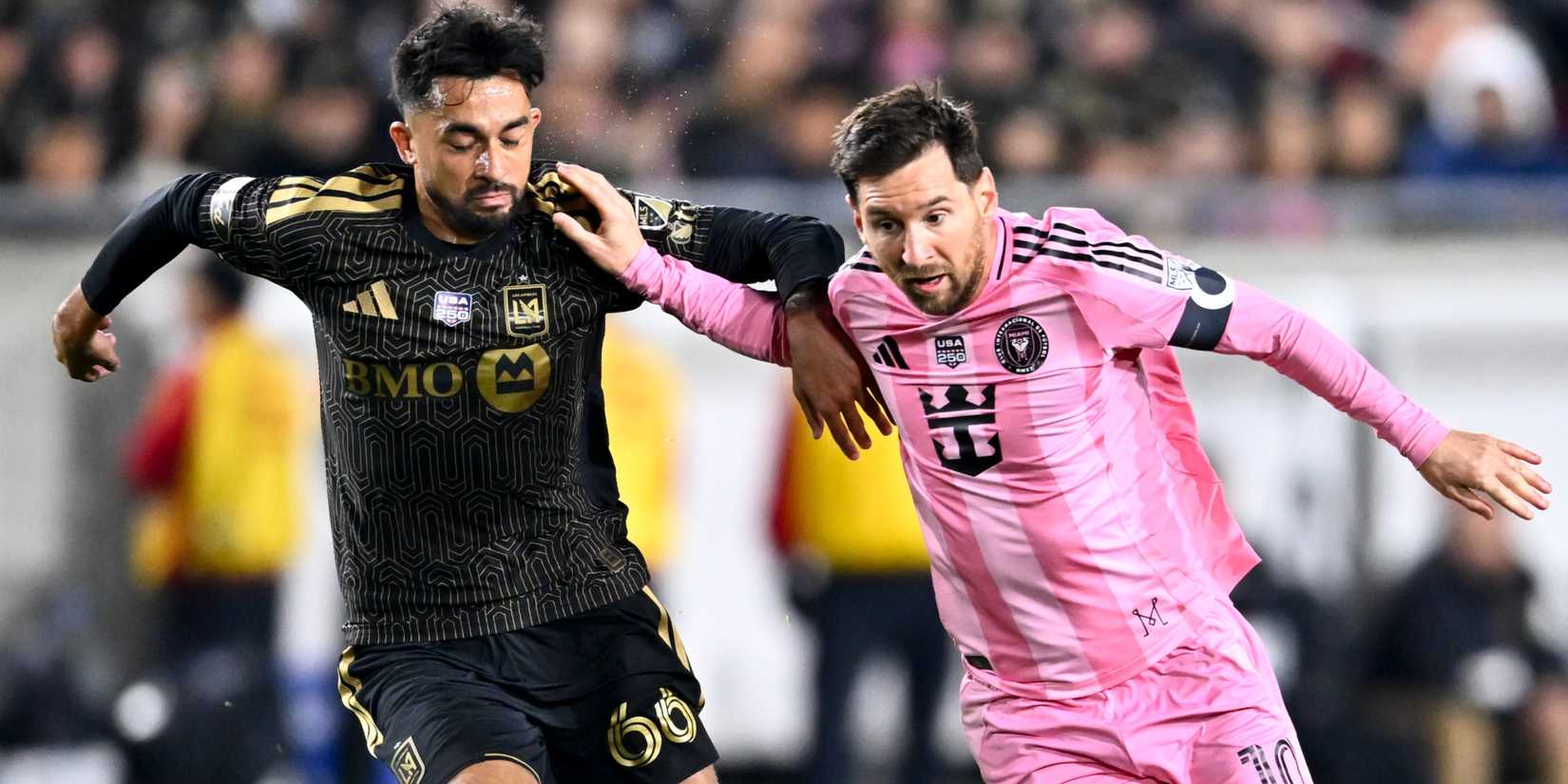 Lionel Messi during LAFC 3-0 Inter Miami