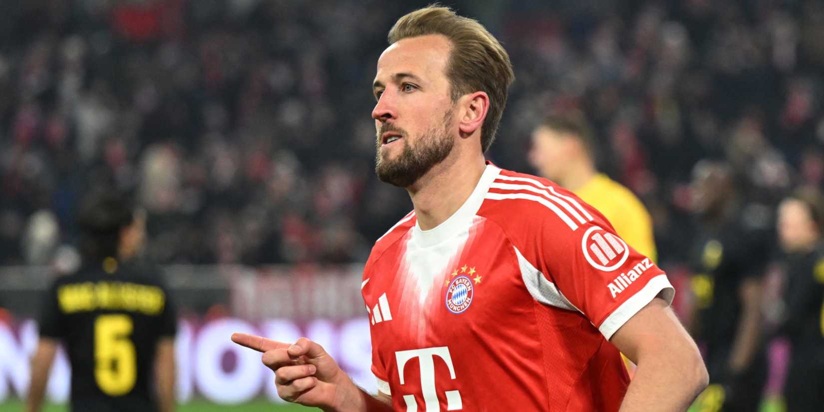 Harry Kane scores in the Champions League