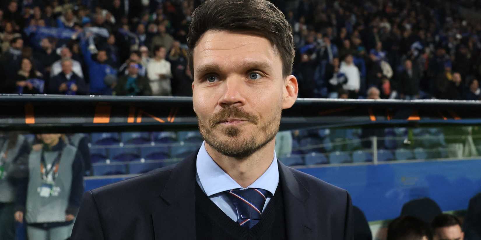 Rangers manager Danny Rohl smiles