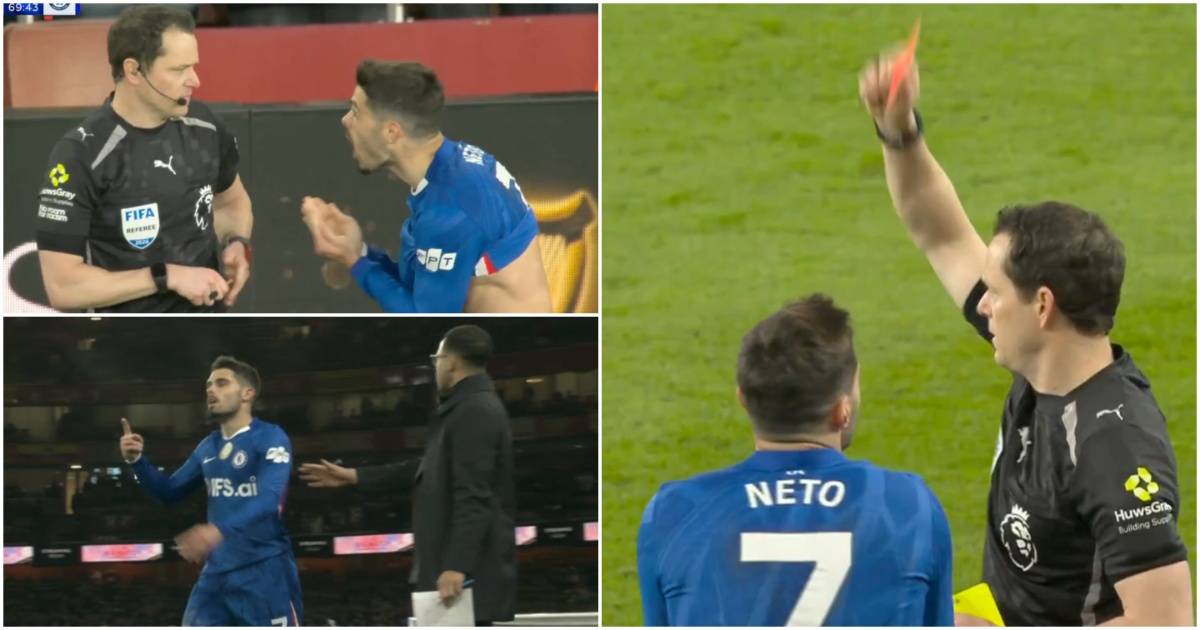 Arsenal 2-1 Chelsea: Pedro Neto Could Face FA Charge for Actions After ...