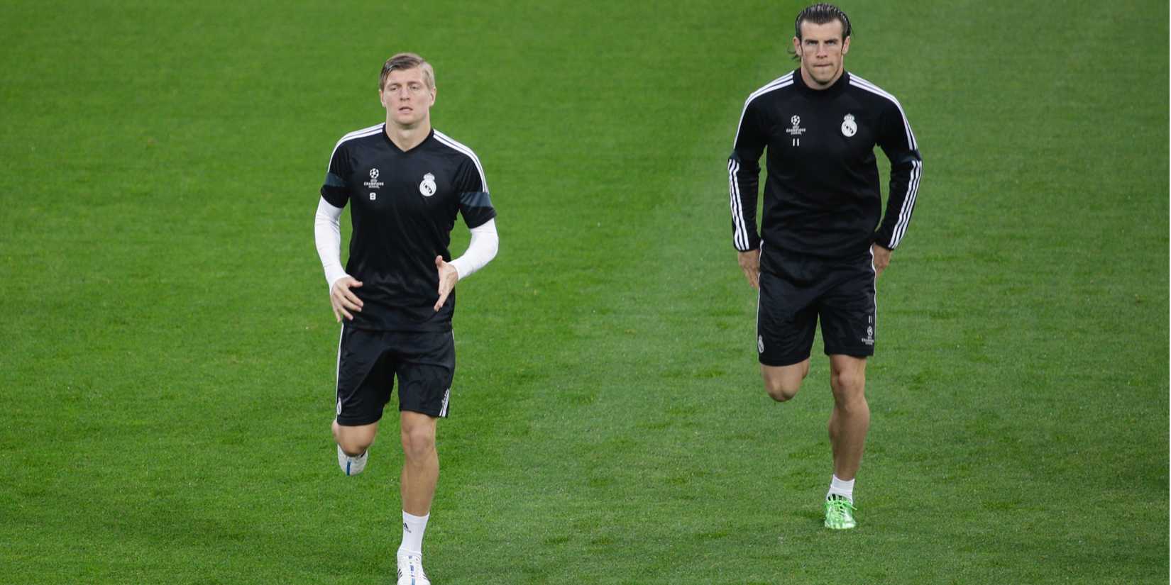 Toni Kroos and Gareth Bale