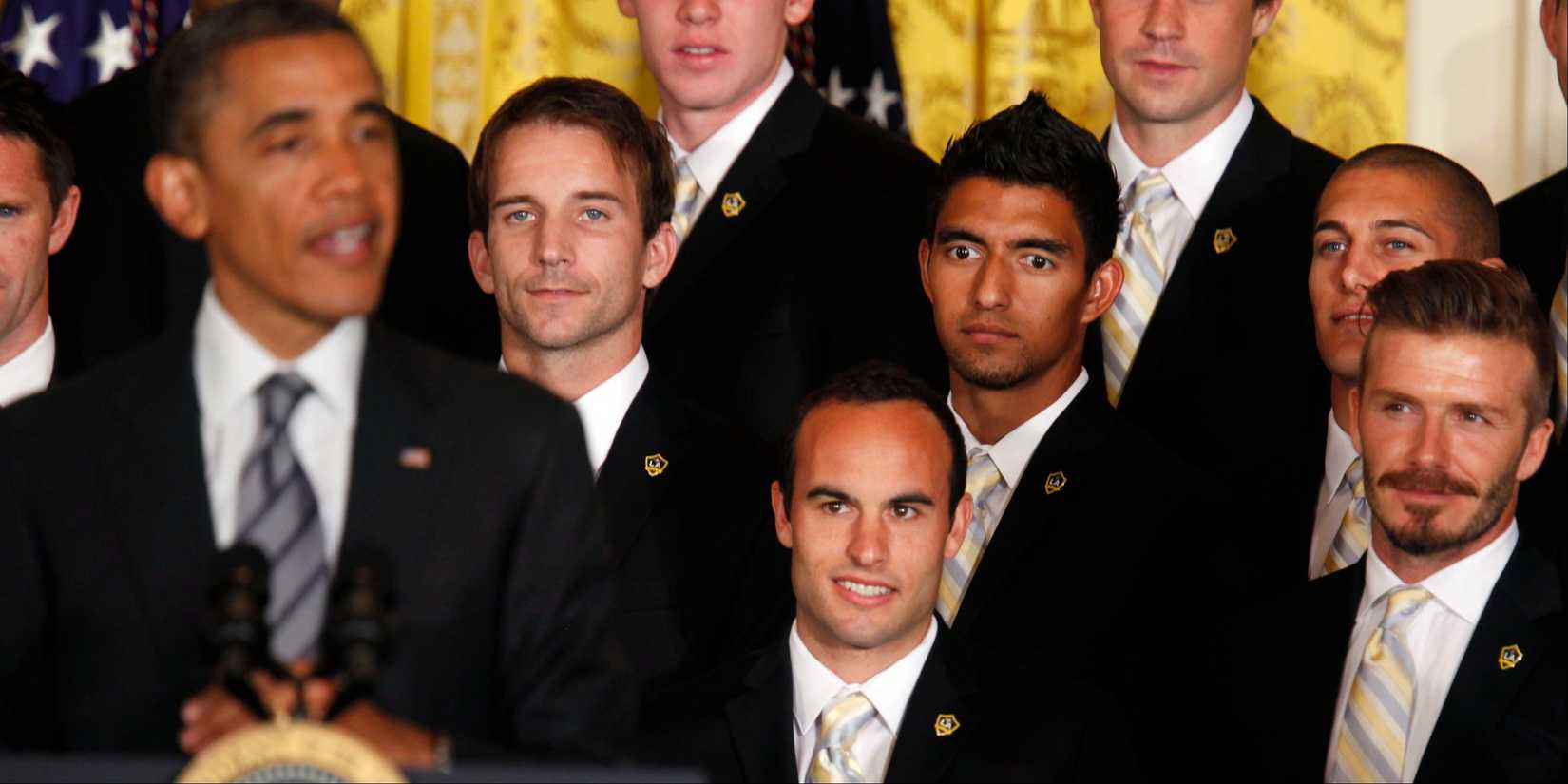 David Beckham Met Barack Obama at the White House