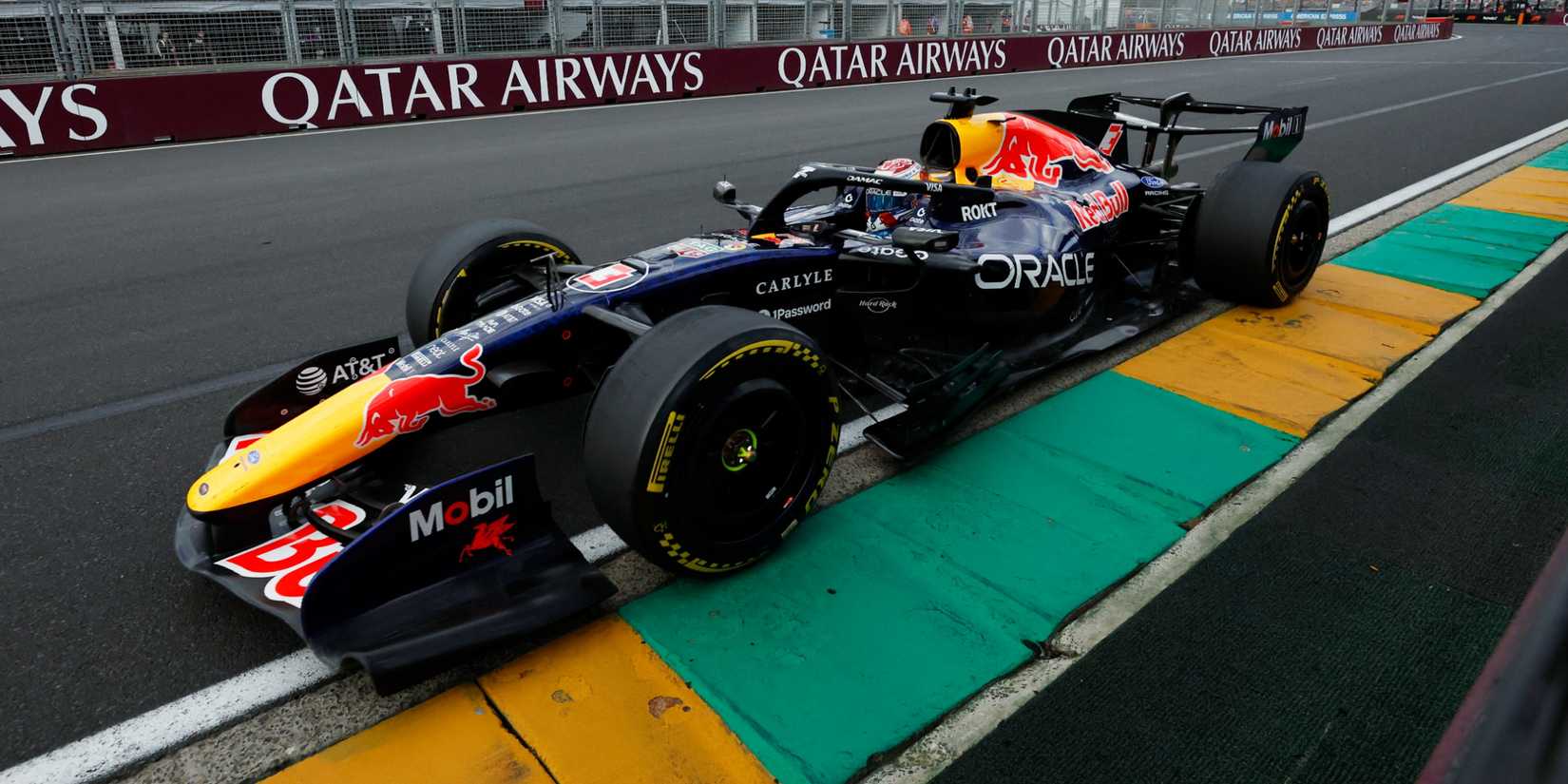 Max Verstappen during the Australian Grand Prix