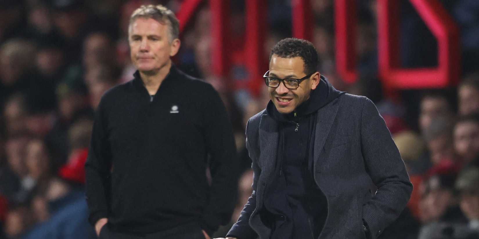 Liam Rosenior and Phil Parkinson
