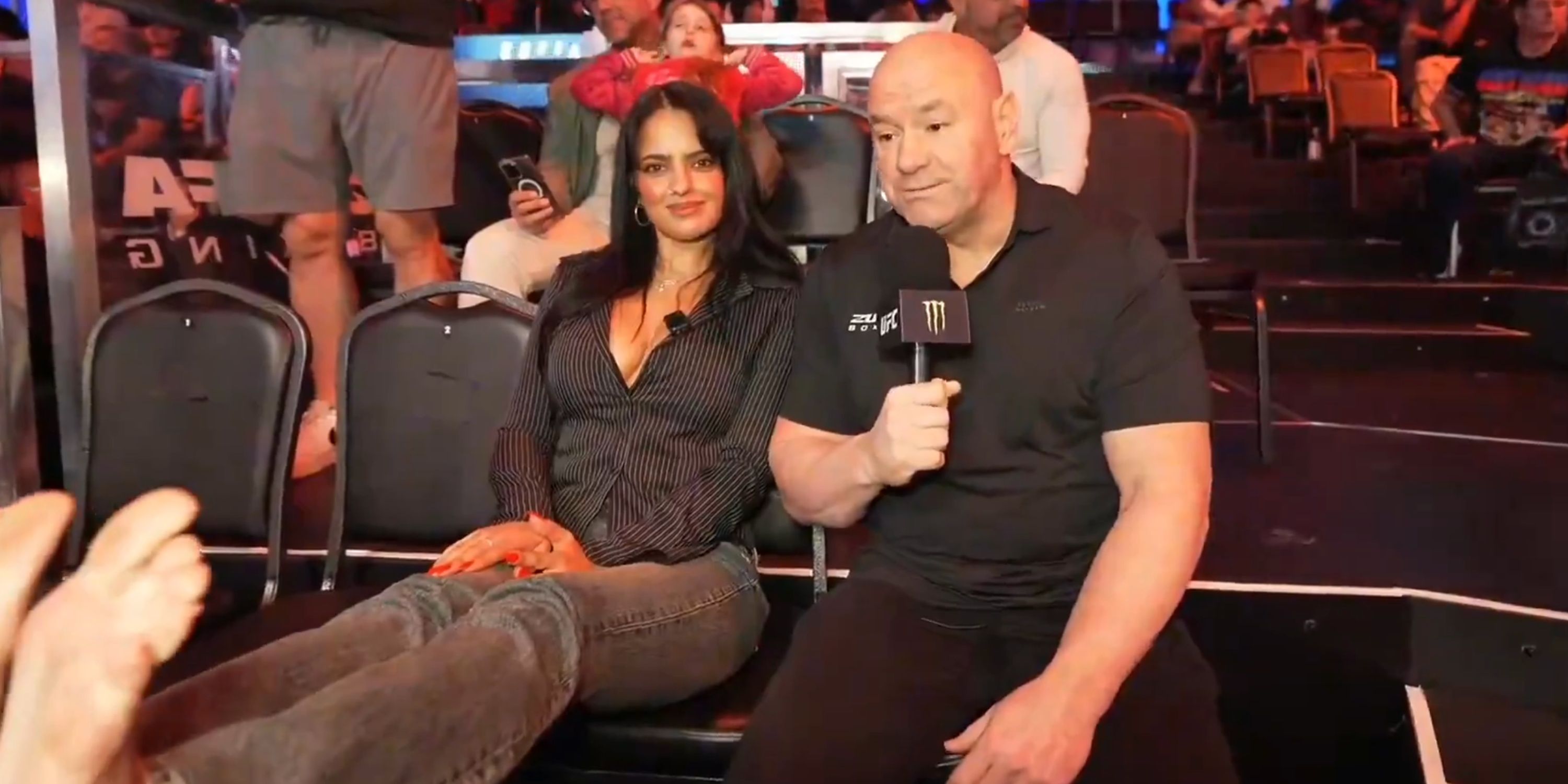 Dana White and Nina Drama