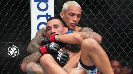 Charles Oliveira and Max Holloway