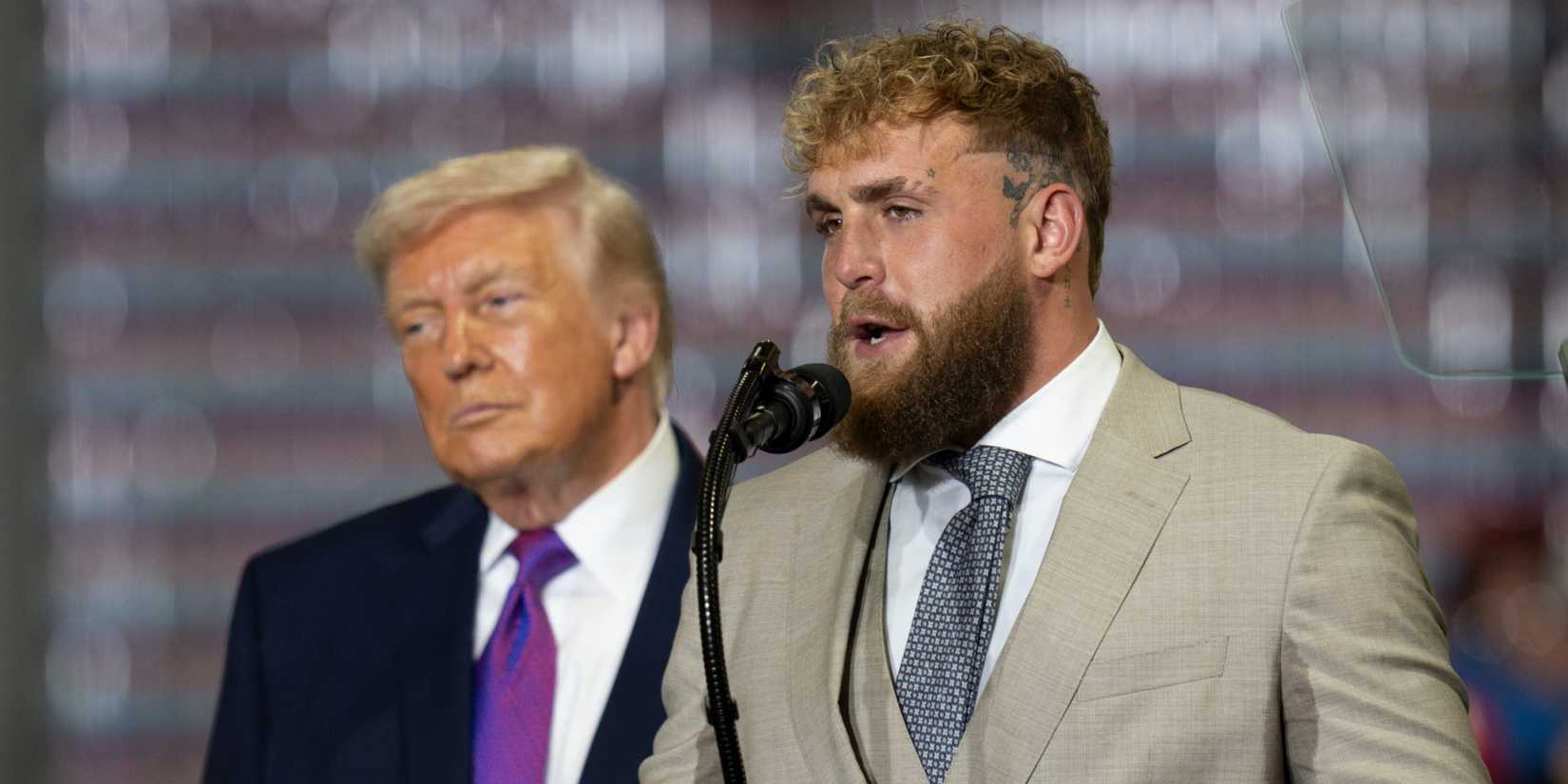 Donald Trump and Jake Paul