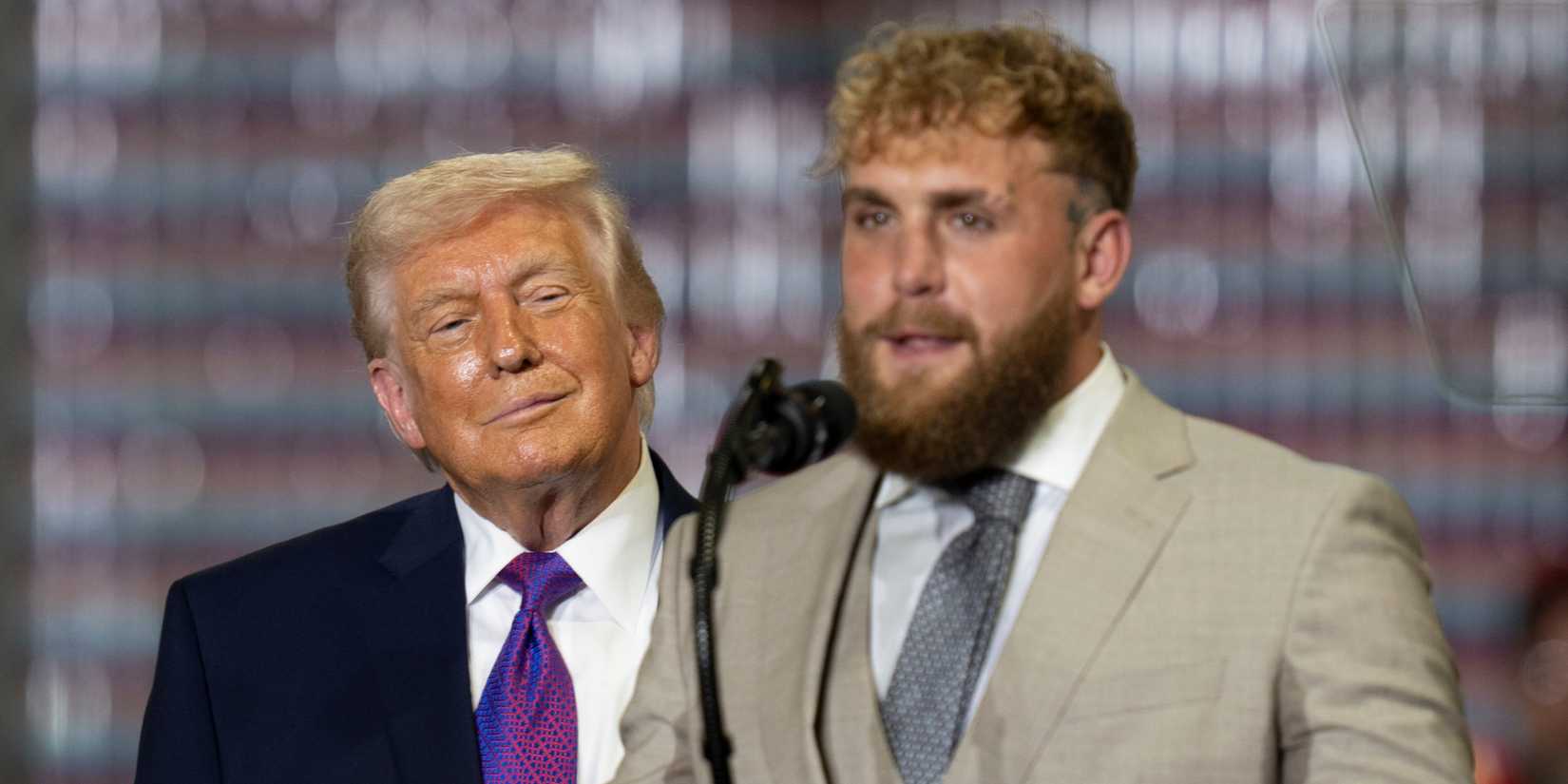Donald Trump and Jake Paul