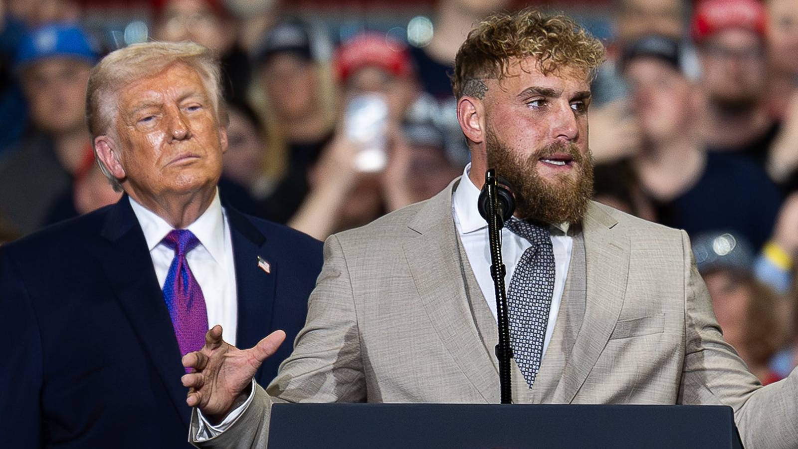 Jake Paul's Embarrassing Hygiene Gaffe During Donald Trump Rally