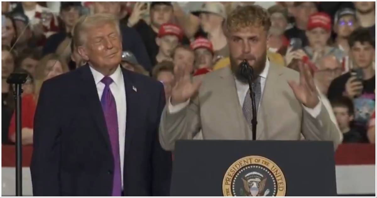 Jake Paul's Embarrassing Hygiene Gaffe During Donald Trump Rally