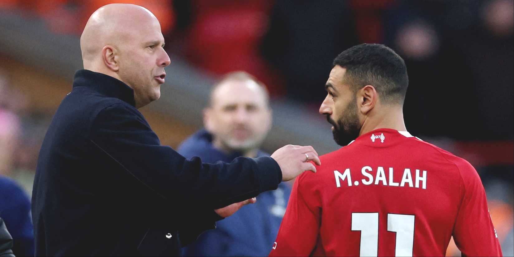 Arne Slot and Mo Salah