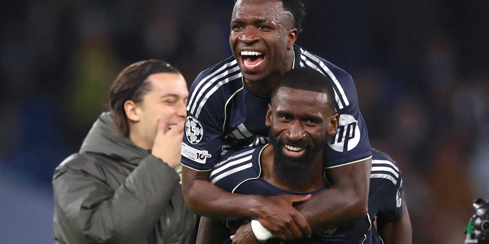 Antonio Rudiger carries Vinicius Jr