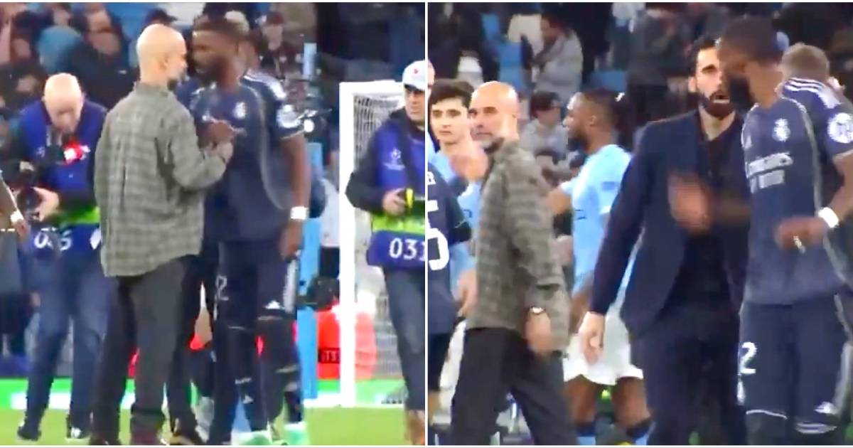 Potential Reason Antonio Rudiger and Pep Guardiola Clashed at Full-Time