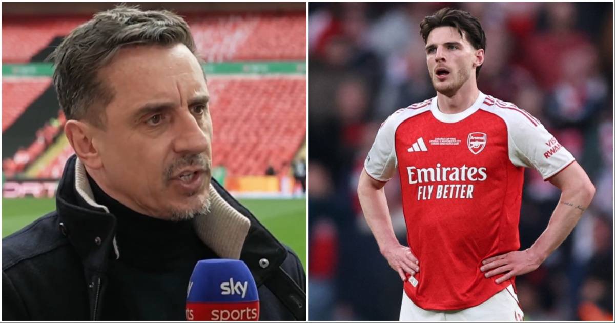 Why Declan Rice Was Booed During Arsenal vs Man City as Gary Neville Demands Action