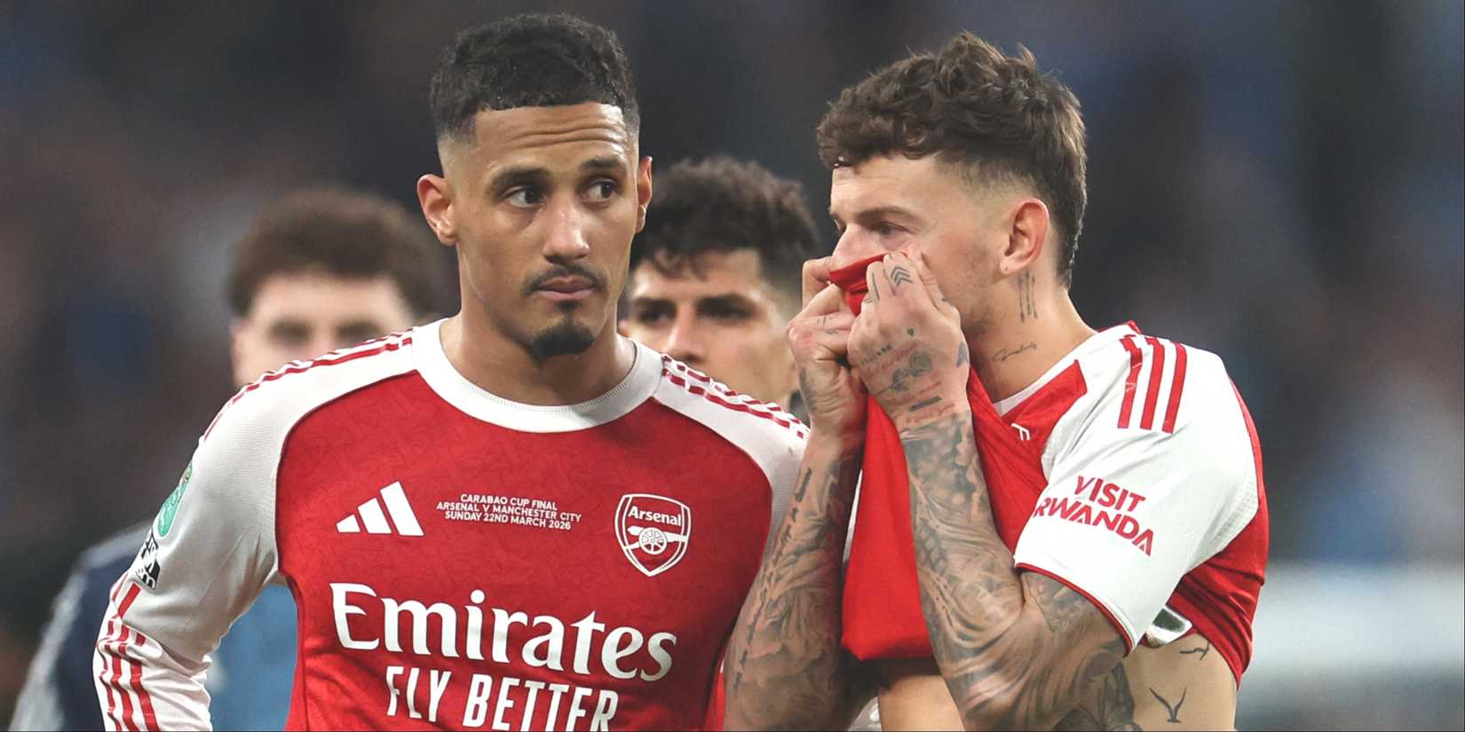 William Saliba and Ben White