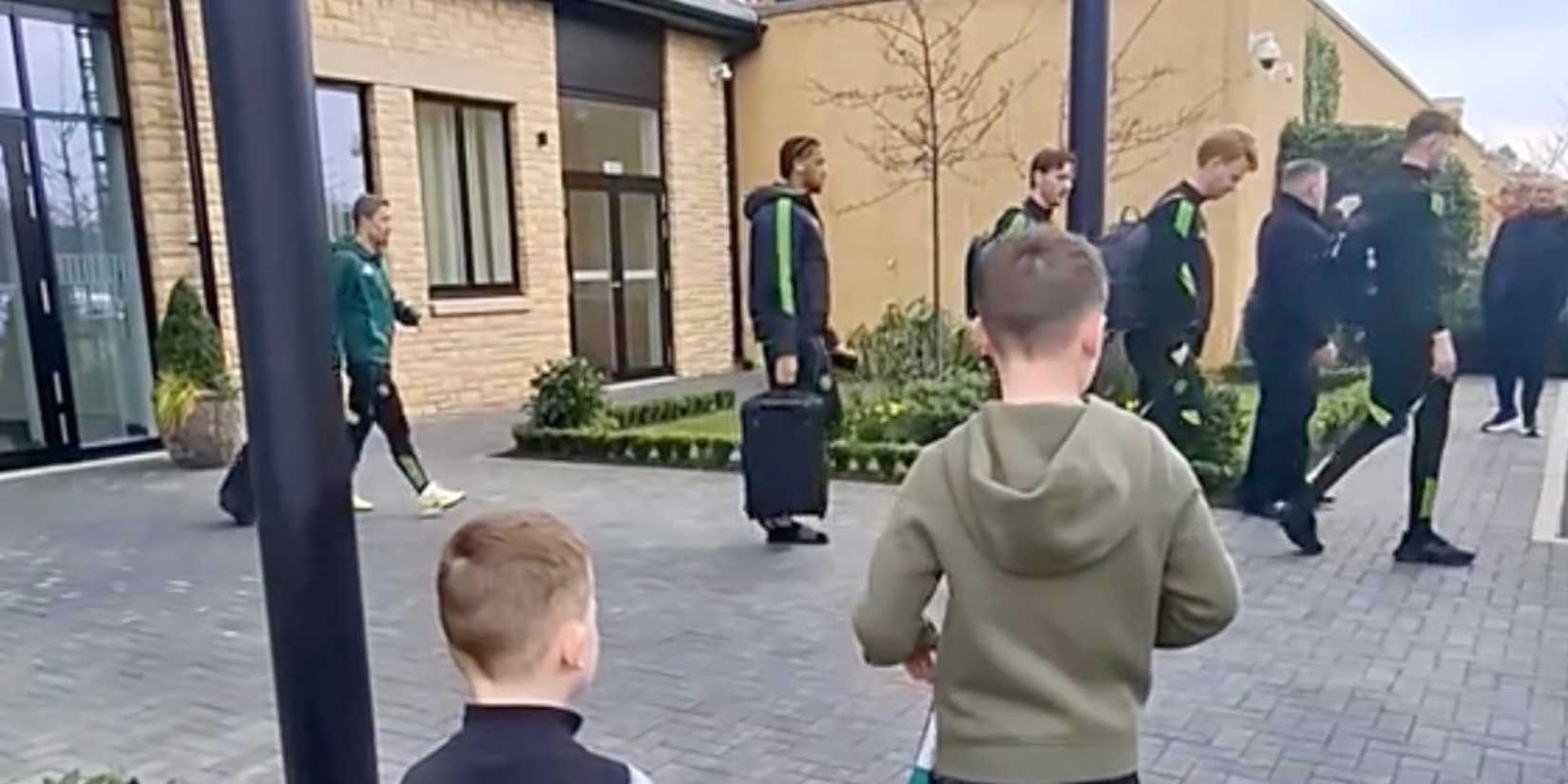 Young Celtic fans ignored